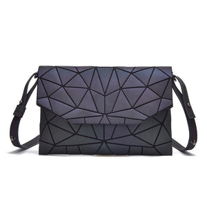 Luminous Geometric Clutch Bag Crossbody Shoulder Handbag for Women