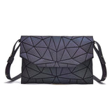 Luminous Geometric Clutch Bag Crossbody Shoulder Handbag for Women