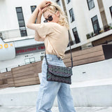 Luminous Geometric Clutch Bag Crossbody Shoulder Handbag for Women