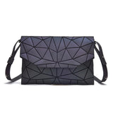 Luminous Geometric Clutch Bag Crossbody Shoulder Handbag for Women