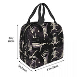 Astronaut Yoga Poses in Space Insulated Lunch Bag