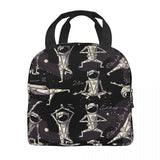 Astronaut Yoga Poses in Space Insulated Lunch Bag