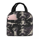 Astronaut Yoga Poses in Space Insulated Lunch Bag