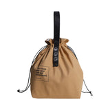 Canvas Lunch Bag Drawstring Insulated Cold Storage Camping Student Office
