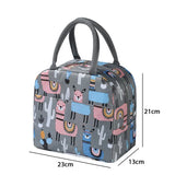 Canvas Lunch Bag Cooler Tote Insulated Box Thermal Cold Food Container
