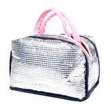 Lunch Bag Cooler Tote Portable Insulated Box Canvas Thermal Cold Food Container