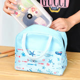 Canvas Lunch Bag Cooler Tote Insulated Box Thermal Cold Food Container