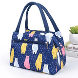Lunch Bag Cooler Tote Portable Insulated Box Canvas Thermal Cold Food Container