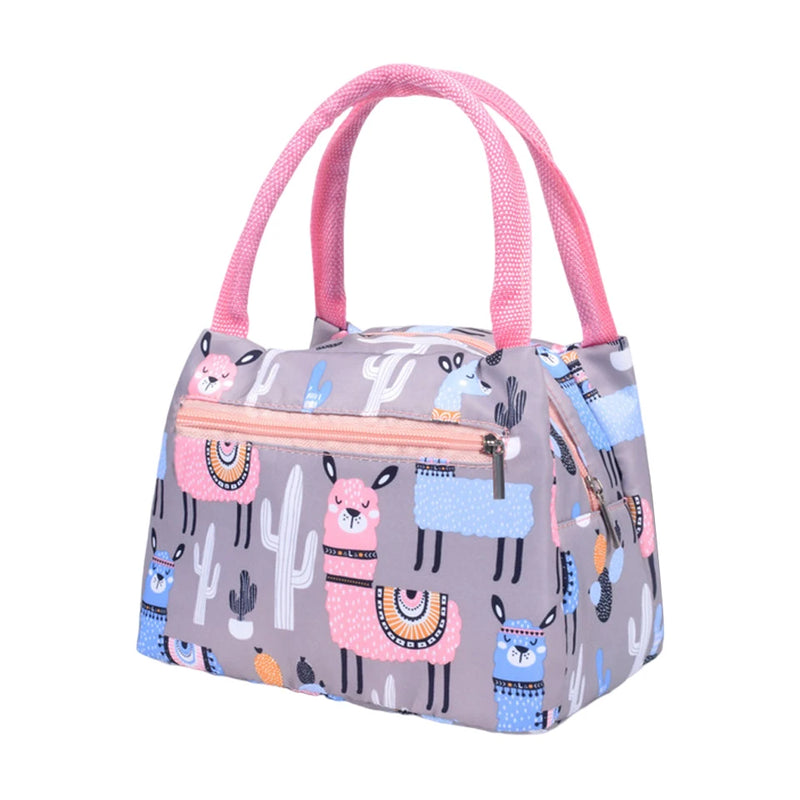 Insulated Lunch Bag Cooler Tote Portable Canvas Thermal Cold Food Container