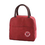 Lunch Bag Cooler Tote Insulated Box Canvas Thermal Cold Food Container