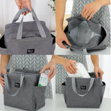 Portable Insulated Lunch Bag Cooler Tote Thermal Cold Picnic Food Container