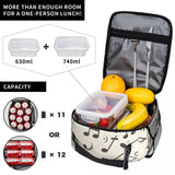 Music Notes Insulated Lunch Bag