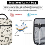 Music Notes Insulated Lunch Bag