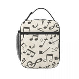 Music Notes Insulated Lunch Bag