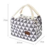 Insulated Lunch Bag Cold Picnic Carry Case Thermal Bento Box