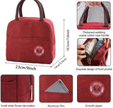 Initials Print Insulated Lunch Bag Thermal Cooler 26 - Bento Pouch Tote