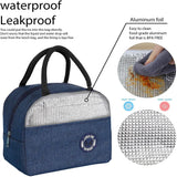 Dog Pattern Lunch Bag Insulated Cooler Tote Unisex Handbag