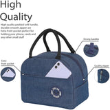Dog Pattern Lunch Bag Insulated Cooler Tote Unisex Handbag