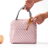Insulated Thermal Lunch Bag Cartoon Pattern Portable Cold Food Storage