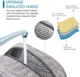 Skull Print Lunch Bag Insulated Thermal Organizer