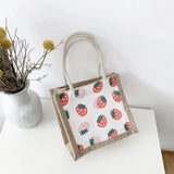 Canvas Lunch Bag Multifunctional Waterpr...