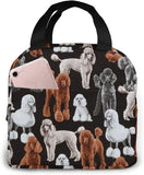 Oodles Of Poodles Lunch Bag Insulated Tote Reusable Waterproof
