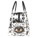 Greek Evil Eye Lunch Bag Tote Insulated Waterproof Men/Women Work Travel