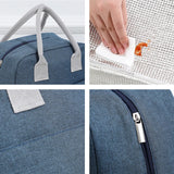 Portable Lunch Bag with Shoulder Strap - Thermal Cooler Bag for Work or School