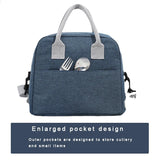 Portable Lunch Bag with Shoulder Strap - Thermal Cooler Bag for Work or School