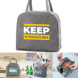 Food Thermal Lunch Box Insulated Cooler Bag Handbag Portable Picnic Packet
