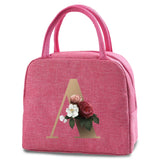 Canvas Insulated Lunch Bag Women Picnic Cooler Handbag