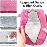 Canvas Insulated Lunch Bag Women Picnic Cooler Handbag