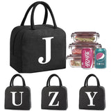 Insulated Lunch Bag Portable Canvas Thermal Food Container