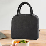 Insulated Lunch Bag Portable Canvas Thermal Food Container