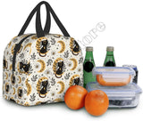 Magic Cat Moon Witchy Insulated Lunch Bag for Women