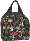 Mushroom Art Lunch Bag Insulated Portable Tote Box Funny Container