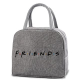 Insulated Canvas Cooler Bag Women Picnic Organizer Handbag