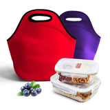 Solid Large Capacity Thermal Lunch Bag for Lunch Box Fruit