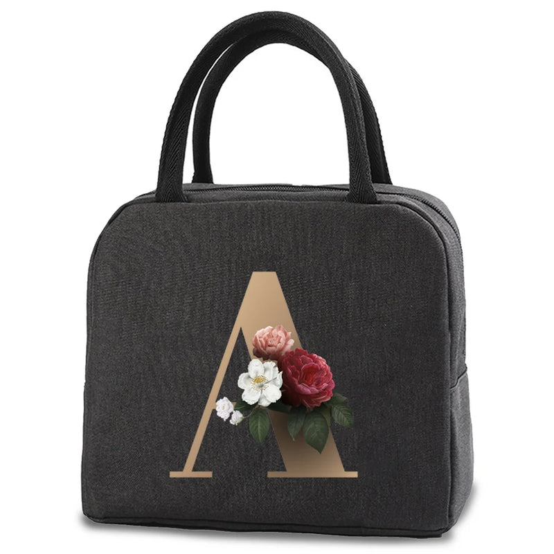 Women's Lunch Bag Tote Thermal Box for Picnics and Travel