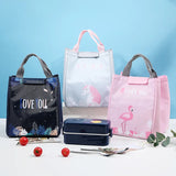 Portable Thermal Lunch Box Bag Insulated Tote Pattern Cooler Handbags
