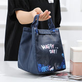 Portable Thermal Lunch Box Bag Insulated Tote Pattern Cooler Handbags