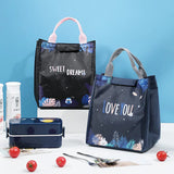Portable Thermal Lunch Box Bag Insulated Tote Pattern Cooler Handbags