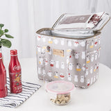 Portable Insulated Canvas Lunch Bag for Women Kid