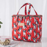 Portable Insulated Canvas Lunch Bag for Women Kid
