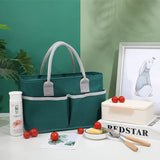 Waterproof Insulated Lunch Bag Large Capacity Aluminum Foil Thickened Tote