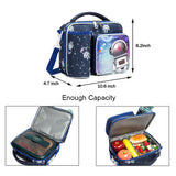 Universe Pattern Lunch Bags for Kids Boys Loncheras Lunchbox School