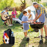 Insulated Football Lunch Bag for Kids Portable Waterproof Meal Ice Pack
