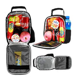 Insulated Football Lunch Bag for Kids Portable Waterproof Meal Ice Pack