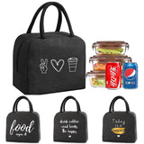Lunch Carry Bag Insulated Thermal Portable Bags for Women Children
