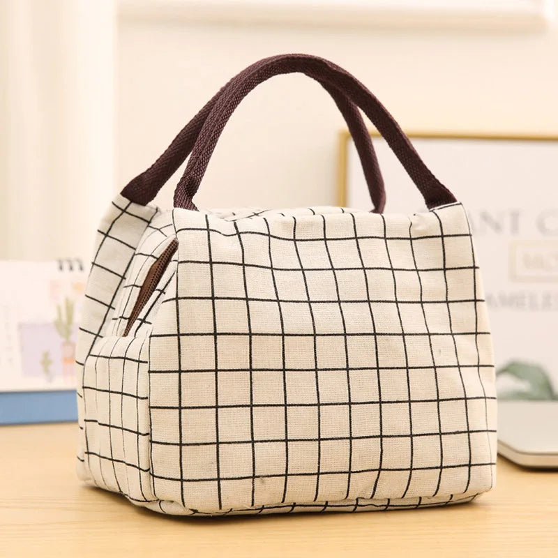 Lunchbag Tote Bag Cold Insulation Thermal Picnic Carry Case Lunch Organizer